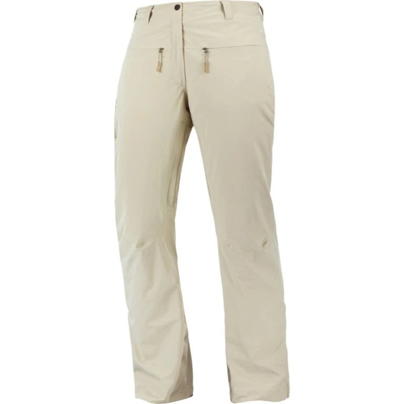 Solomon Brilliant Pant Womens Ski Pant (2024) – Plaza Taupe Medium