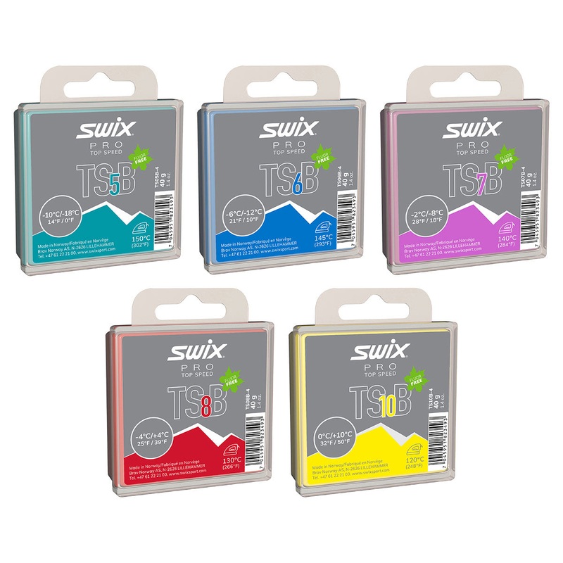 Swix PRO Top Speed Black (TSB) Wax TSB05 40g