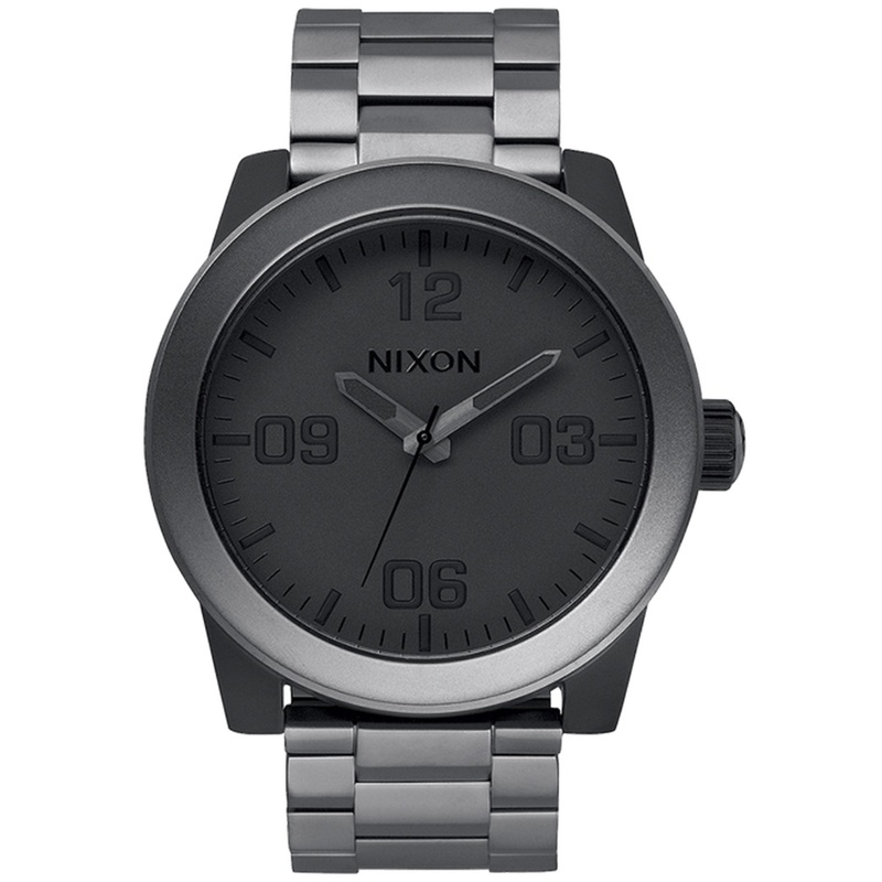 Corporal Stainless Steel Matte Black/Matte Gunmetal Watch O/S MATTE BLK/MATTE GUNMETL (1062)