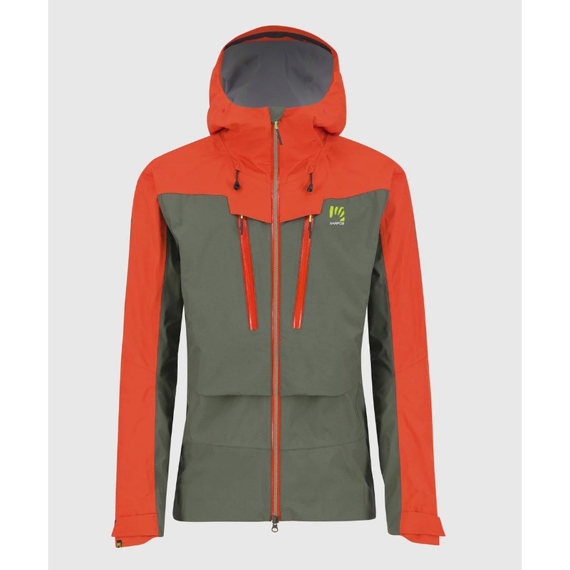 Karpos Midi Shell Jacket THYME/SPICY ORANGE M