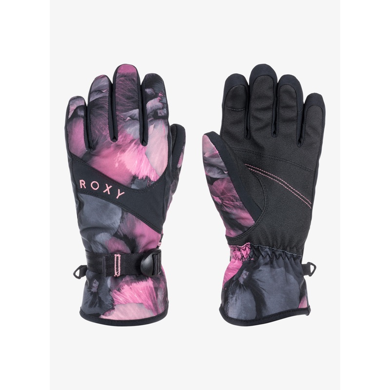 Women’s Roxy Jetty Snowboard/Ski Gloves TRUE BLACK/PANSY S