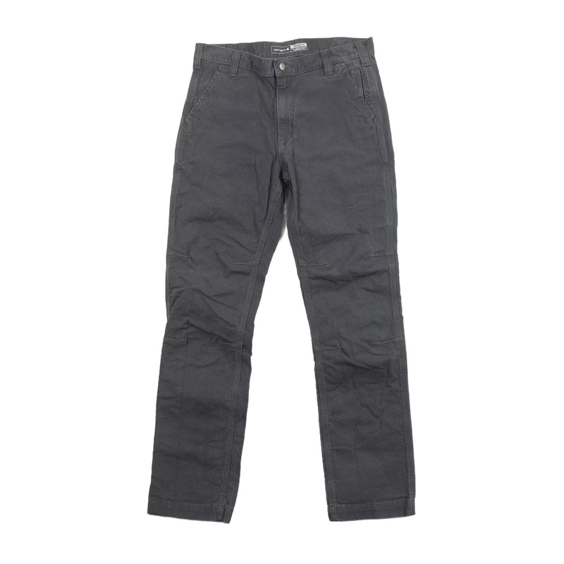 Carhartt Rugged Flex Straight Fit Canvas 5-Pocket Tapered Work Pant 34″ x 32″ Gray