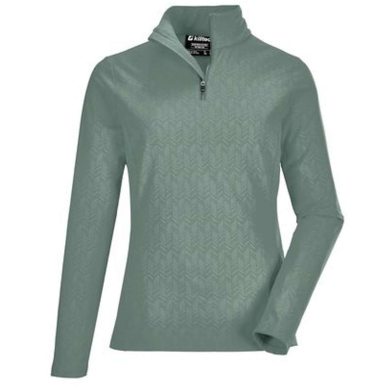 Killtec Ladies Powerstretch Zip Shirt 2022 BLACK 6