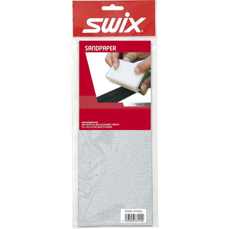 Swix #100 Sanding Paper – 5 sheets