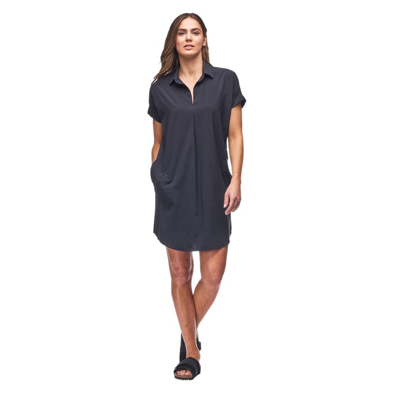 Women’s Frivol Short-Sleeved Dress BLACK S