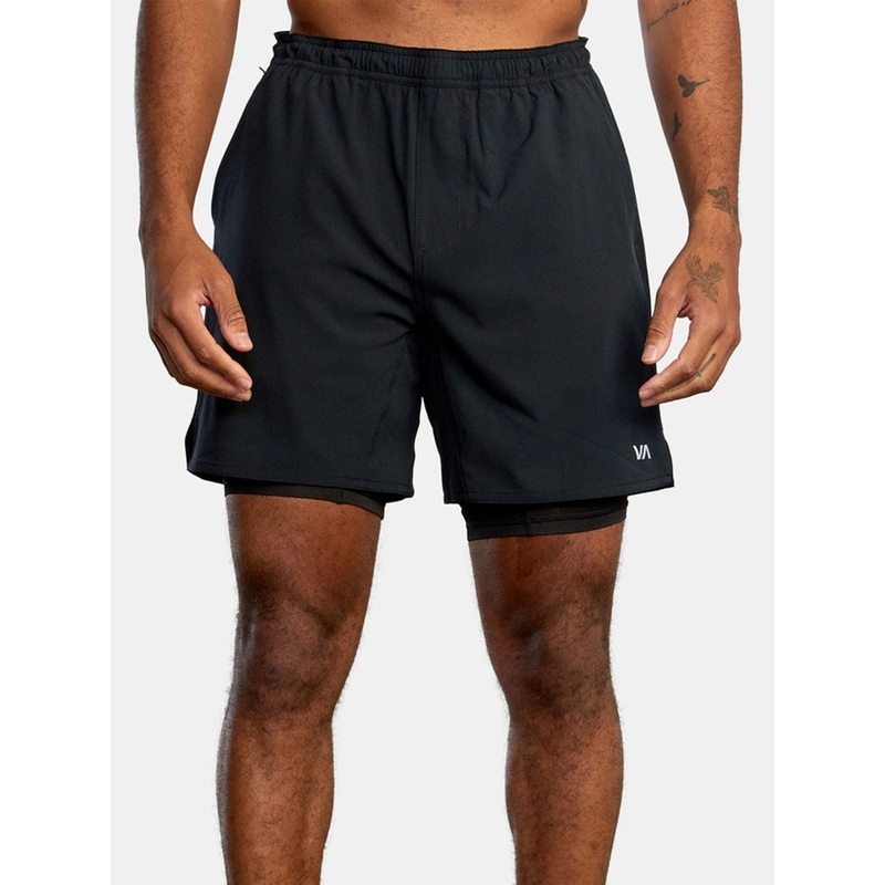 Yogger Train 2 In 1 Shorts SM BLACK MULTI (BML)
