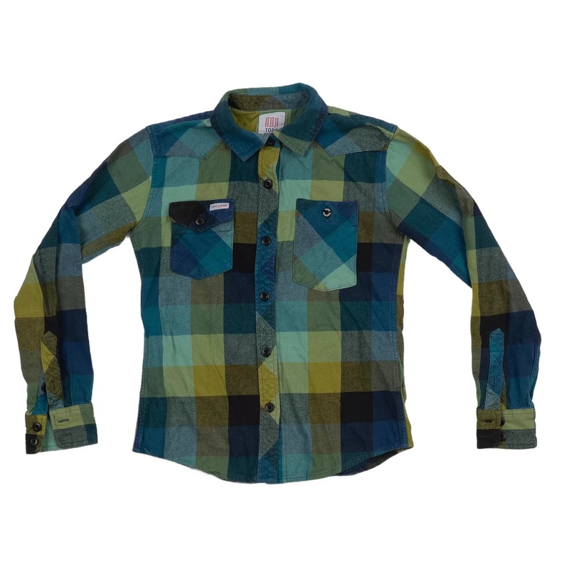 Topo Designs Mountain Shirt Long Sleeve – Women’s XS Plaid