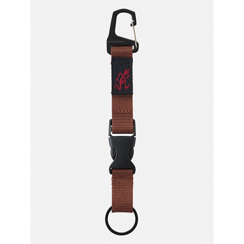 Webbing Keychain O/S BROWN