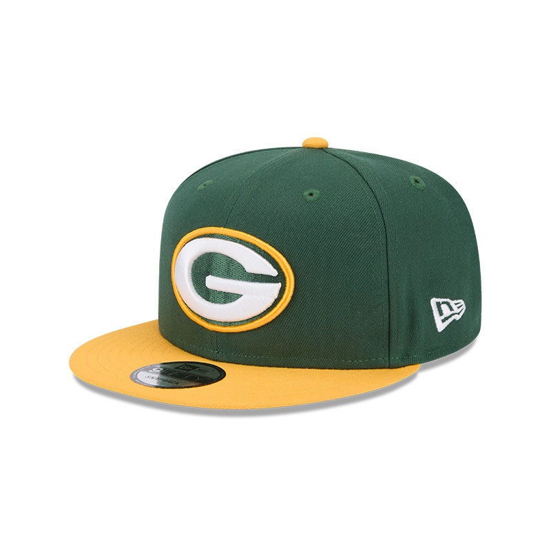 New Era Green Bay Packers Two-Tone 9FIFTY Snapback Hat OS