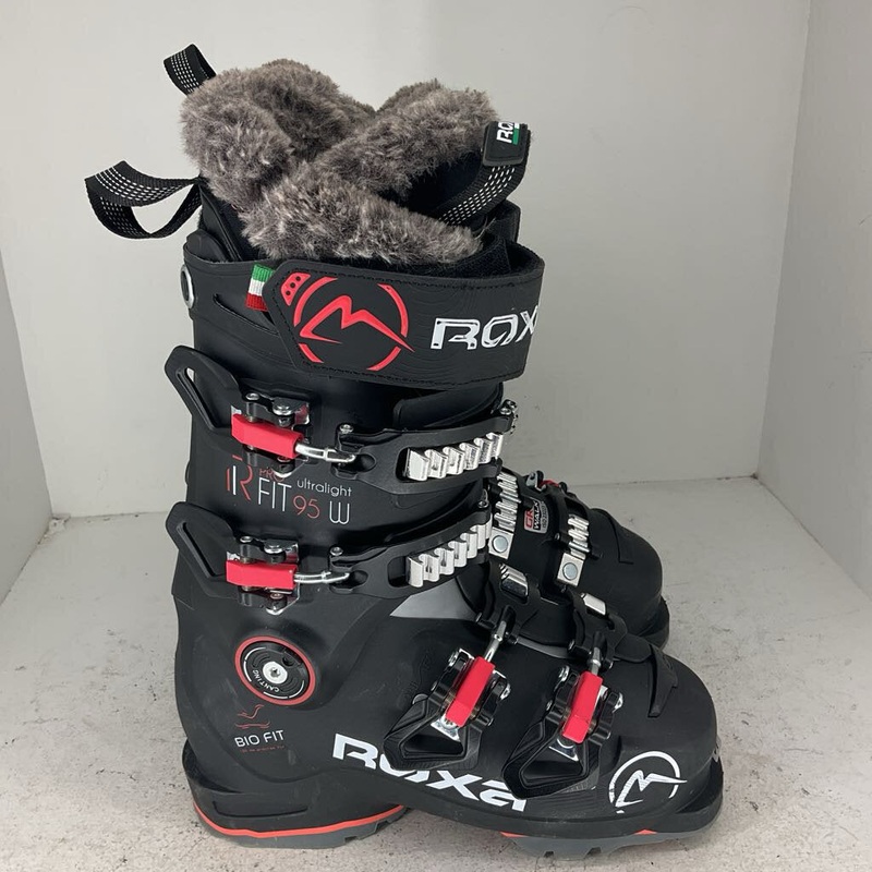 2023 Roxa Women’s RFit Pro 95 Ski Boots 22.5 Black/Coral Used