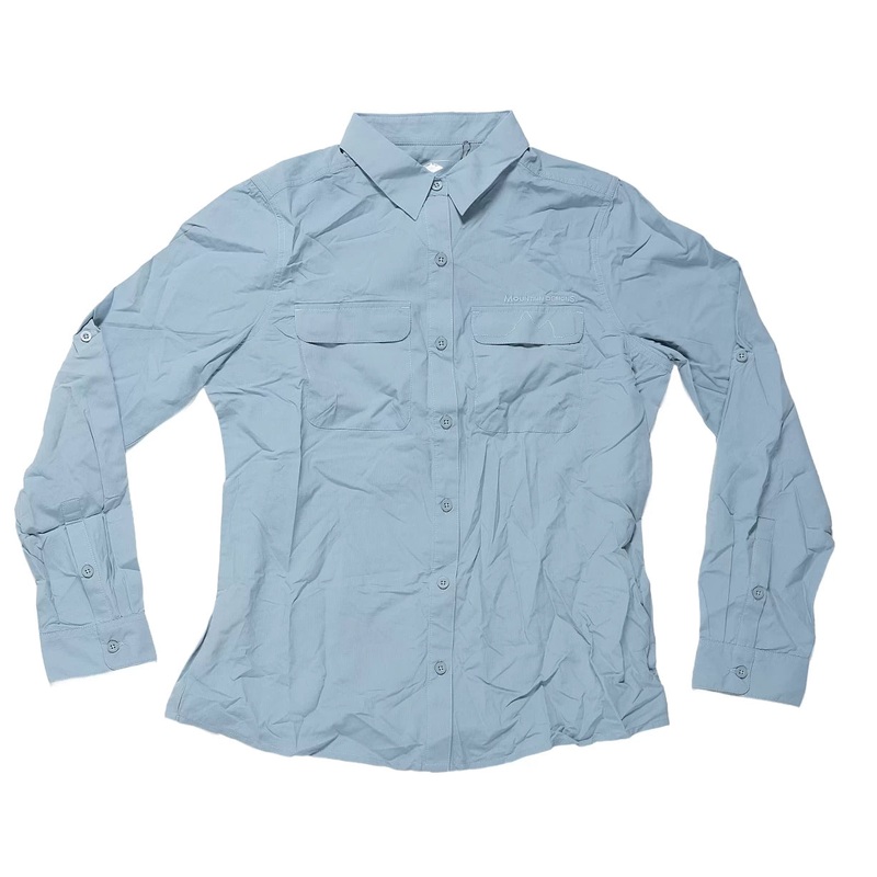 Mountain Designs Wilpena Long-Sleeve Button-Down Shirt – Women’s 10 Blue