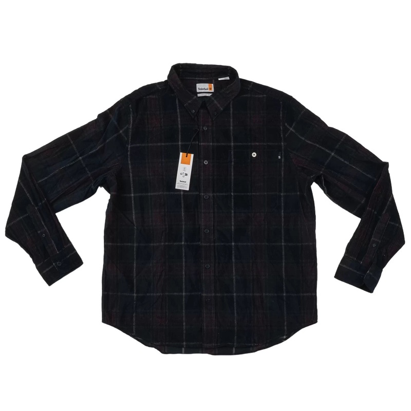 Timberland Corduroy Long Sleeve Button Up Shirt XL Multi