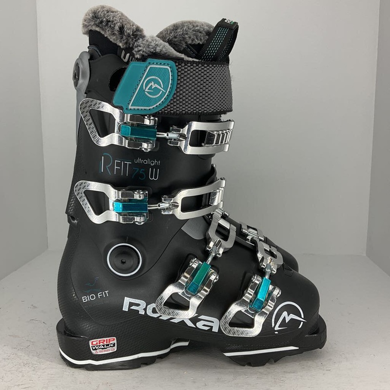 2023 Roxa Women’s RFit 75 Ski Boots 22.5 Black/Blue Used