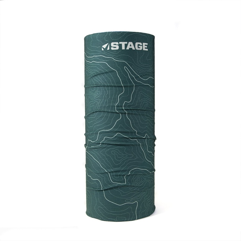 STAGE Jr Face Tube – Topo – Fleece – Jr Large (7-14) Adult Small
