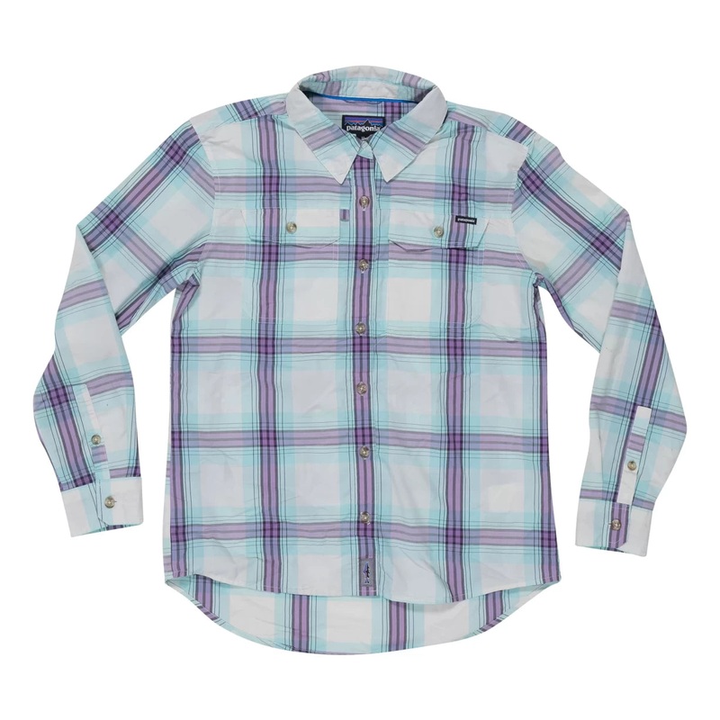 Patagonia Long-Sleeved Sun Stretch Shirt – Women’s XS Plaid