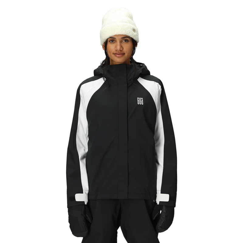 686 Women’s Hologram Shell Jacket 2026 BLK CB XS