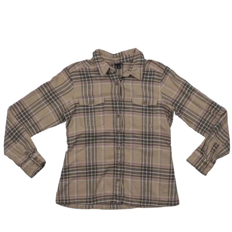 Patagonia Fjord Flannel Shirt 10 Tan