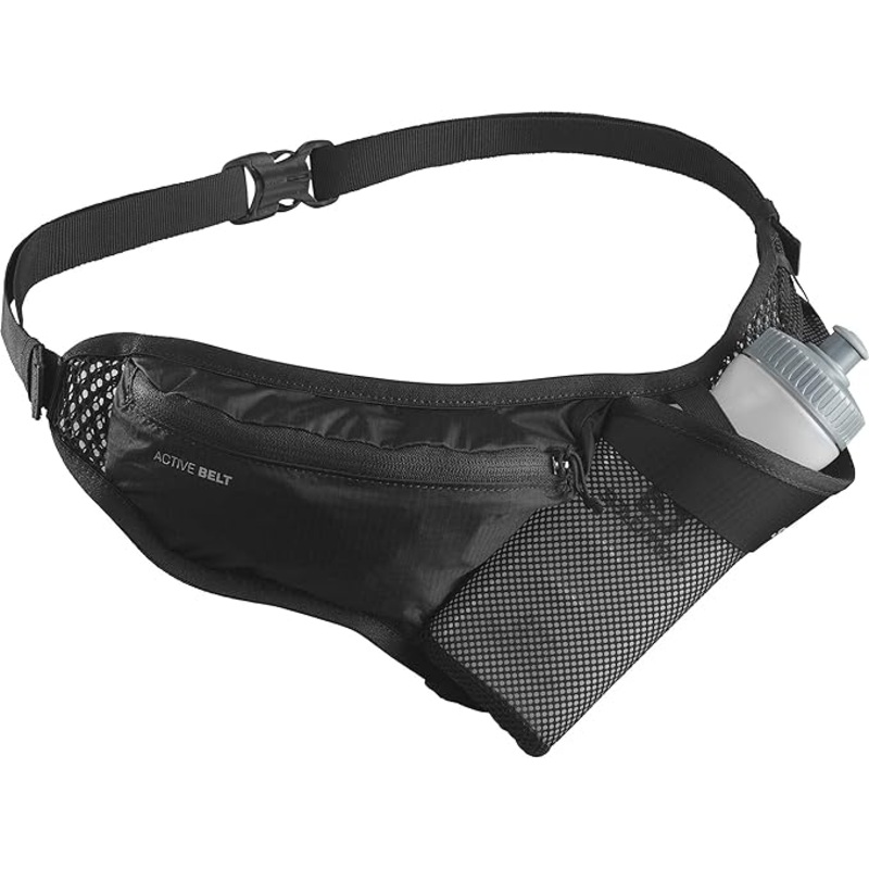 Active Unisex Belt with 3D Bottle BLACK OS