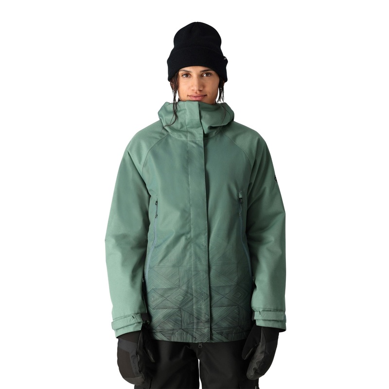 686 Women’s Fantasia Insulated Jacket CGGF Cyprus Green Geo Fade XS