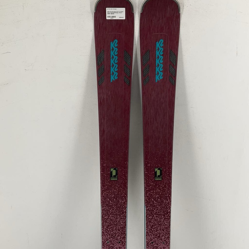 2023 K2 Disruption 81TI W *Drilled Once* 167cm Maroon/Pink/Blue Used