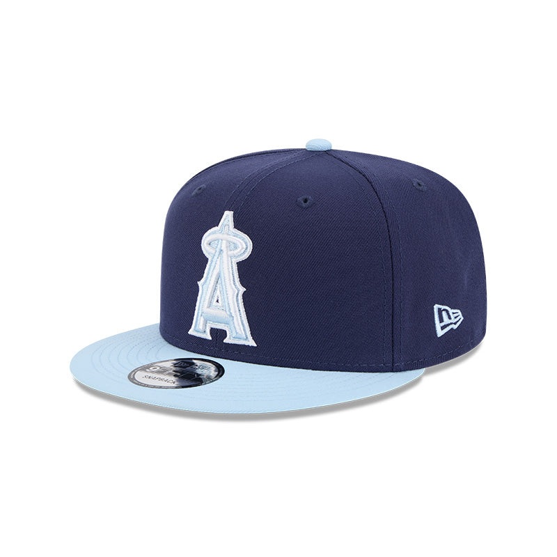 Los Angeles Angels Navy/Light Blue Color Pack Two-Tone 9FIFTY Snapback Hat OS