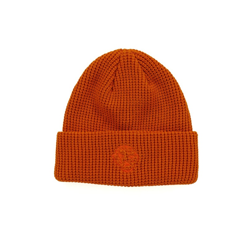 Waffle Cotton Beanie O/S BURNT ORANGE