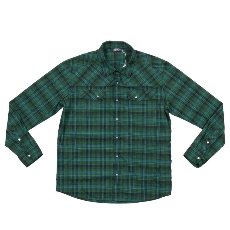 Stio Eddy Long Sleeve Shirt L Green