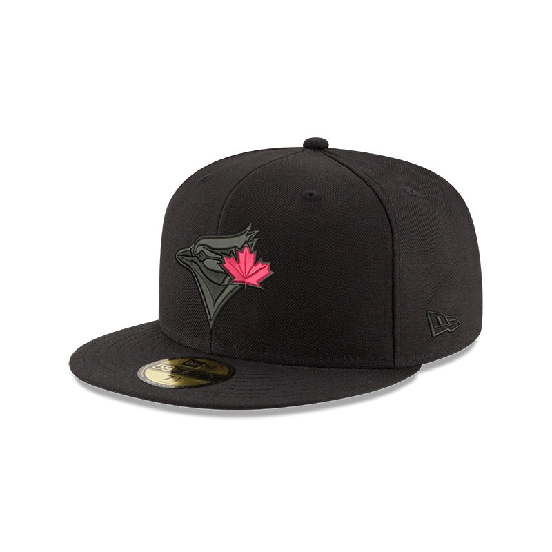 Toronto Blue Jays Blackout 59FIFTY Fitted Hat BLACKOUT 6 7/8