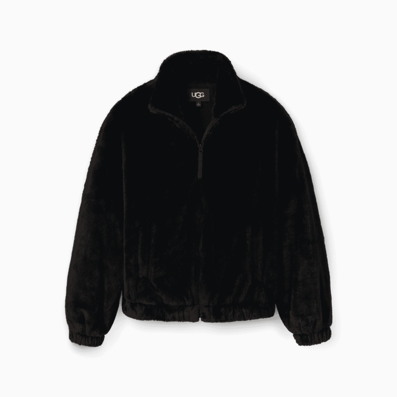 Ugg Women’s Tash Faux Fur Jacket BLK Black XS