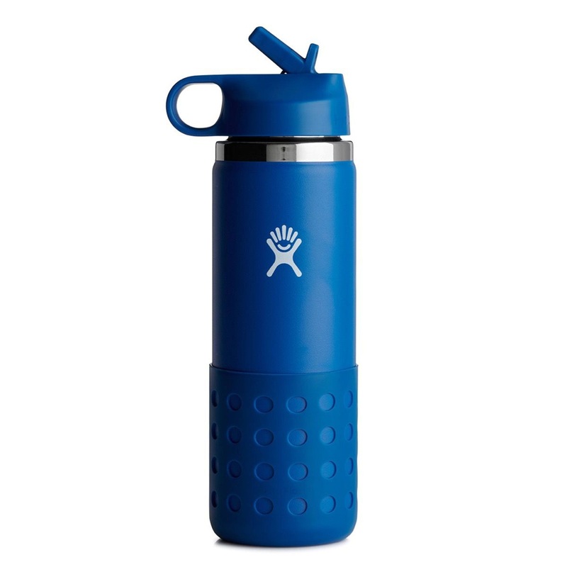 20oz Stream Kids Wide Mouth with Straw Lid & Boot Bottle (Kids) 20OZ STREAM