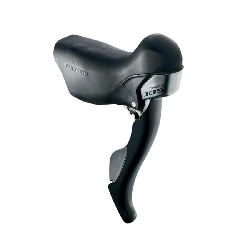 CL Shimano, 105 ST-5700-L, Shift/Brake Lever Combo Black 2sp., Front 2×10