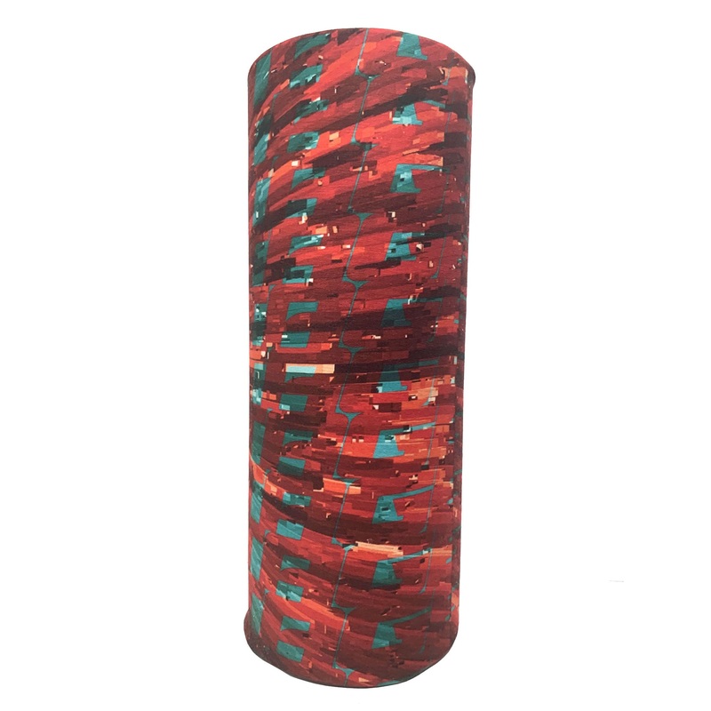 STAGE Jr Face Tube – Red Matrix – Fleece – Jr Small (4-7) Jr Large