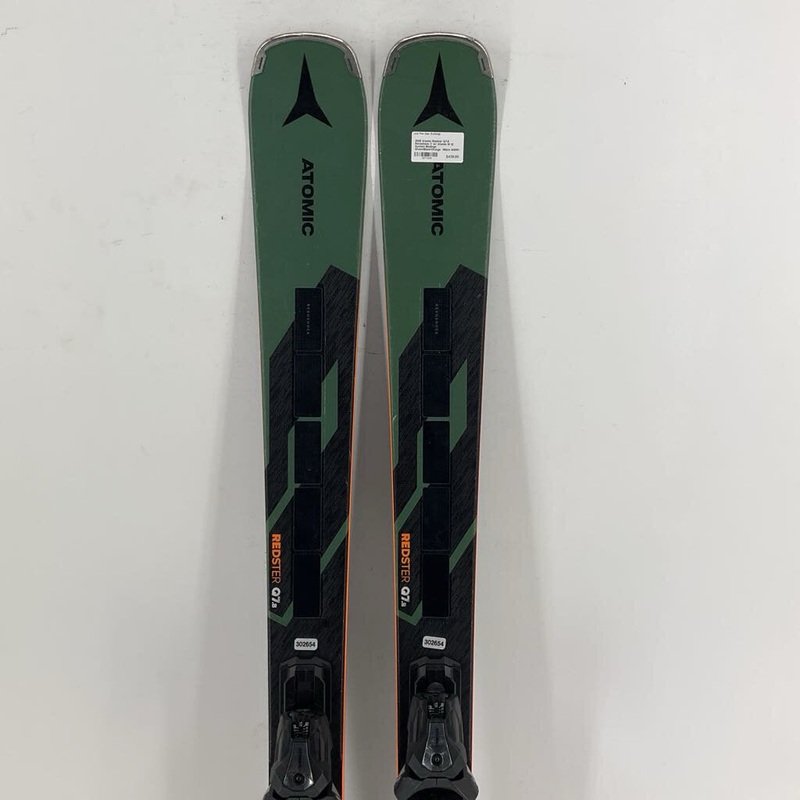 2026 Atomic Redster Q7.8 Revoshock C w/ Atomic M 12 System Bindings 166cm Green/Black/Orange Used
