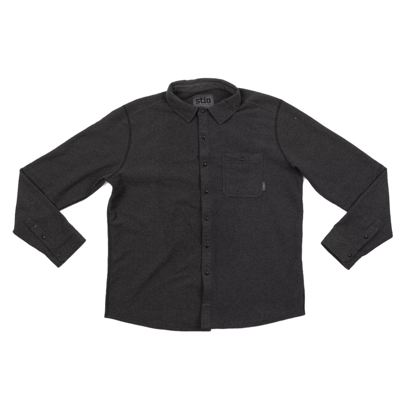 Stio Thermop Fleece Snap Shirt – Men’s XL Gray
