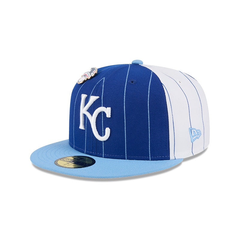 Kansas City Royals Pinstripe 59FIFTY Fitted Hat 7 1/8