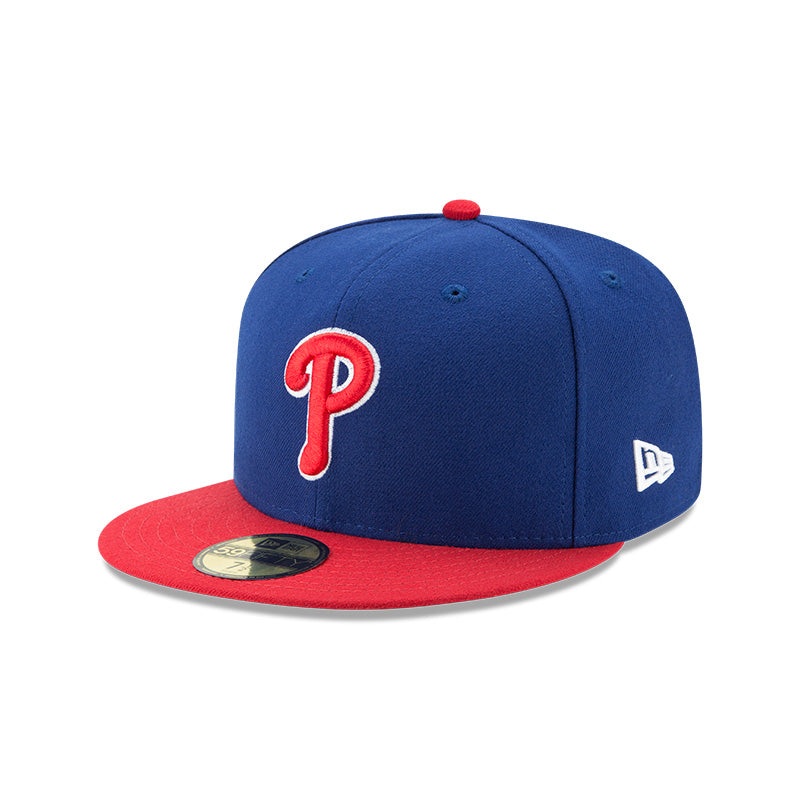 Philadelphia Phillies Authentic Collection Alternate 2017 59FIFTY Fitted Hat BLUE/RED 7