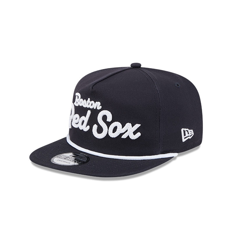 Boston Red Sox Team Text Golfer Snapback Hat OS