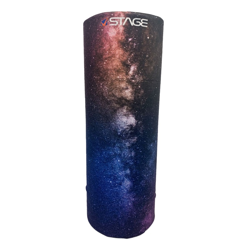 STAGE Jr Face Tube – Purple Galaxy – Fleece – Jr Small (4-7) Adult Small