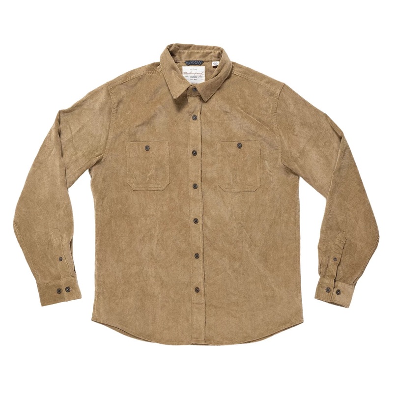 Weatherproof Vintage Mountain Trail Corduroy Button Down – Men’s L/G Brown
