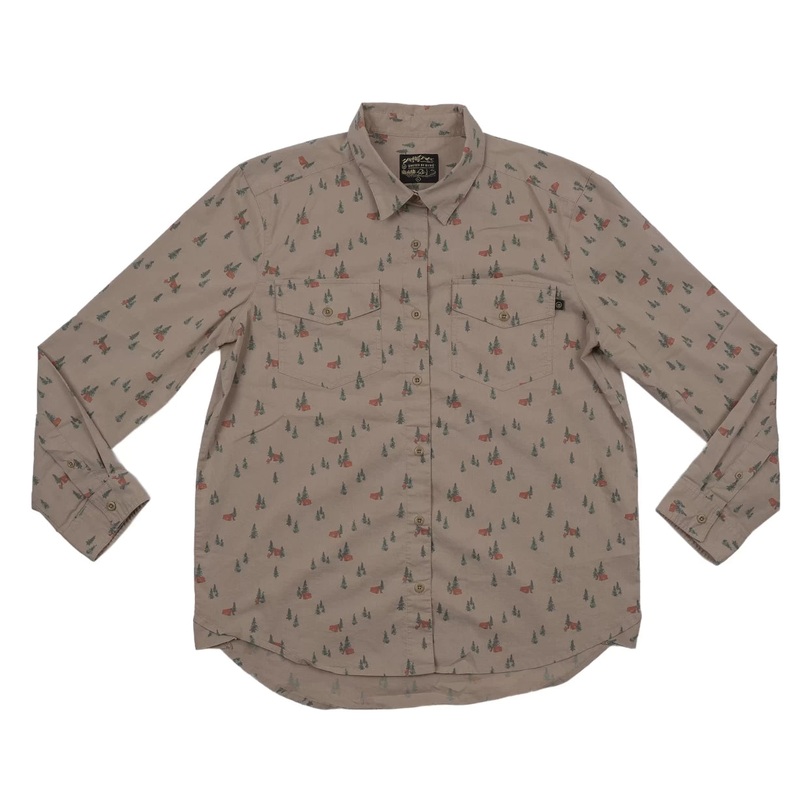 United by Blue Button Down – Women’s L Tan
