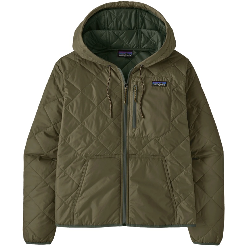 Women’s Diamond Quilt Bomber Hoody BSNG-Basin Green XS