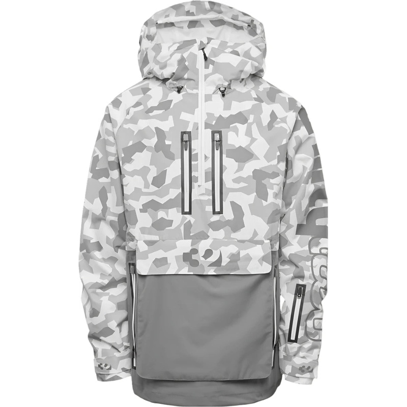 ThirtyTwo Light Shell Anorak Jacket 2025 WHT CAMO S
