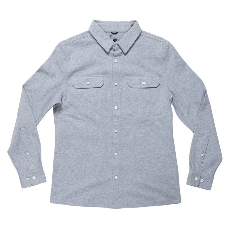 Western Rise Transit Flannel M Light Grey