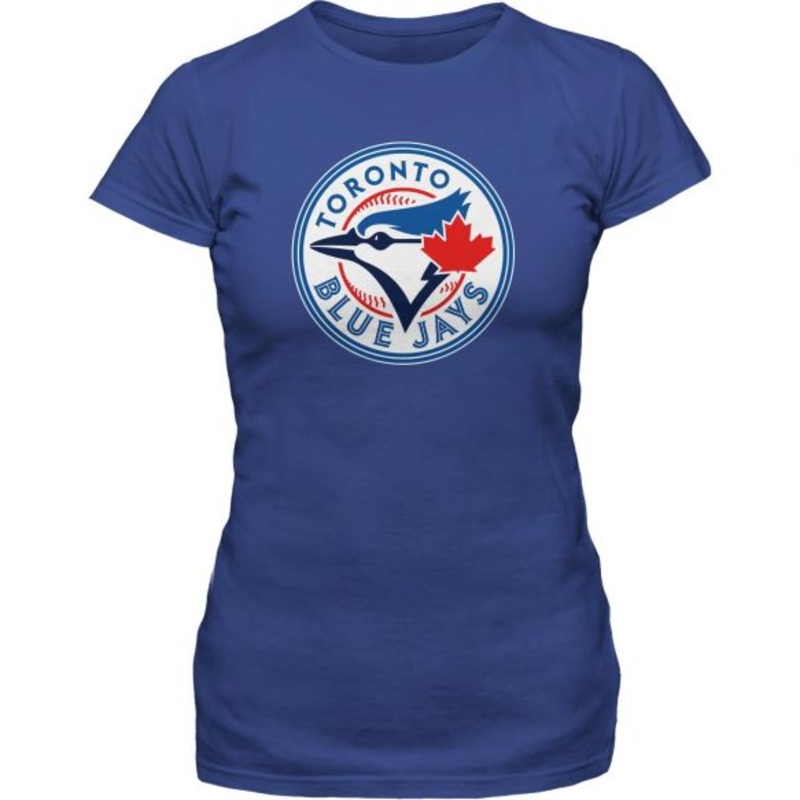 WOMEN’S BASIC LOGO T-SHIRT BLUE JAYS S