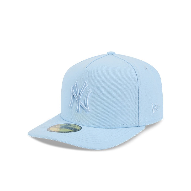 New York Yankees Color Pack Tonal A-Frame 59FIFTY Fitted Hat LIGHT BLUE 7