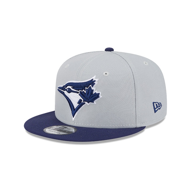 Toronto Blue Jays Grey/Navy 2-Tone Color Pack 9FIFTY Snapback Hat OS