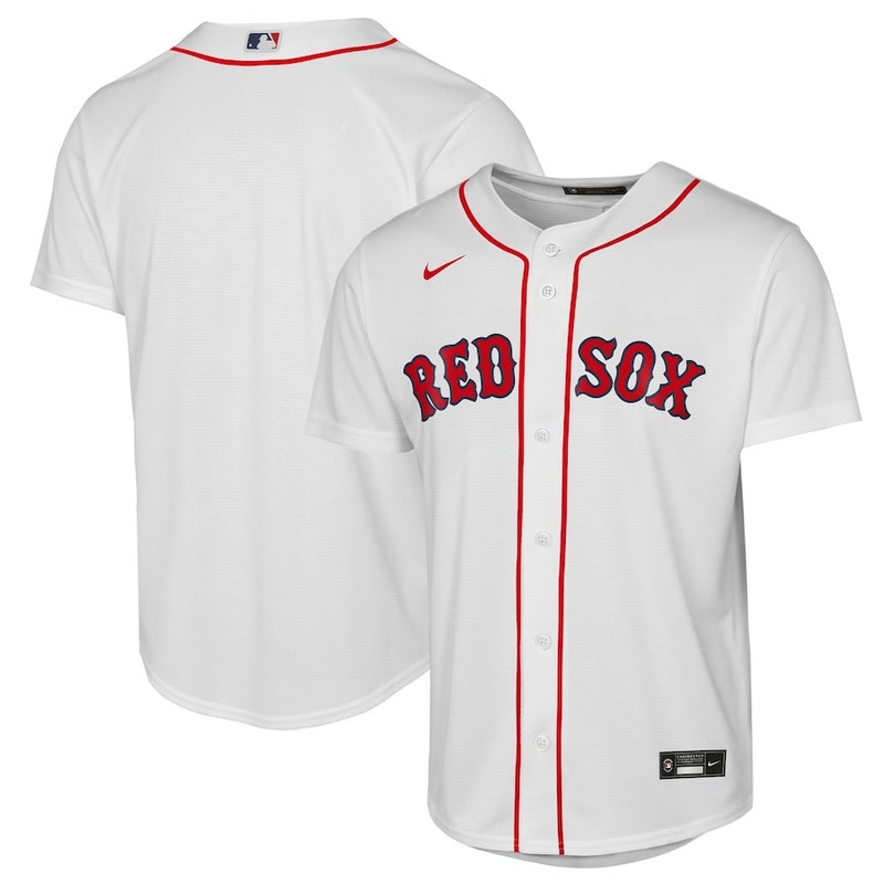 Outerstuff Youth Boston Red Sox Home Replica Jersey WHITE L