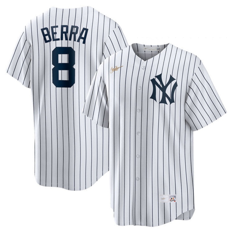 Cooperstown Collection Player Jersey- New York Yankees Yogi Berra WHITE M