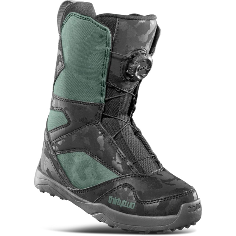 ThirtyTwo Junior’s BOA Snowboard Boot 2025 BLK GRN 2C