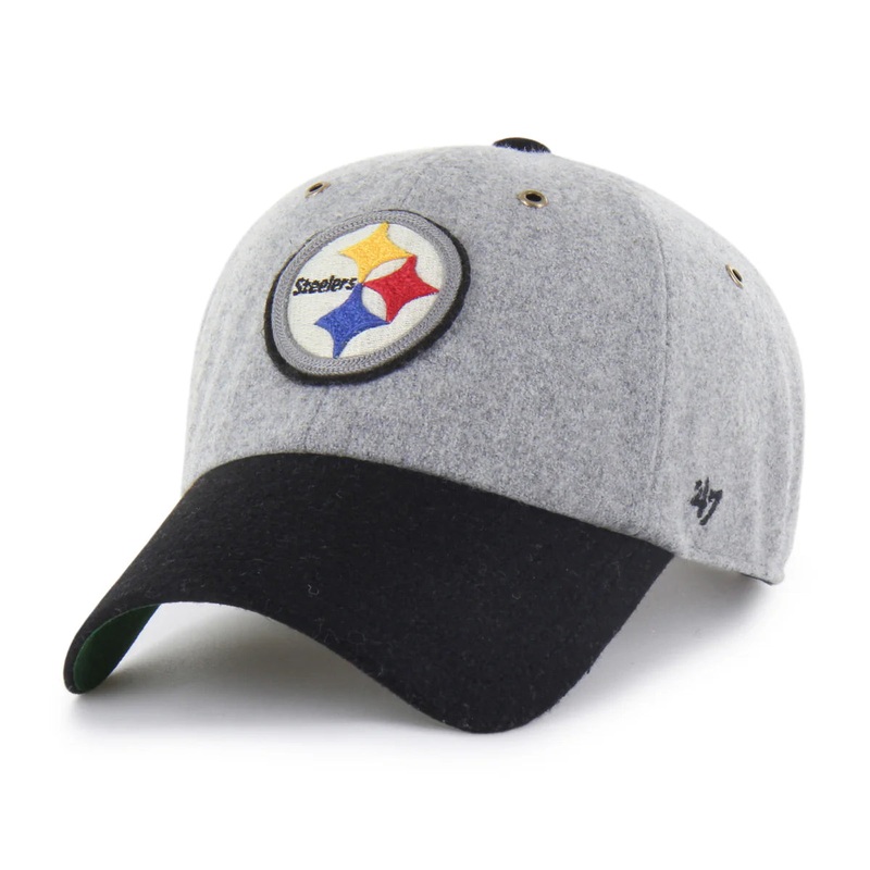 ’47 Brand Historic Grandstand Two Tone Clean Up Cap- Pittsburgh Penguins OS